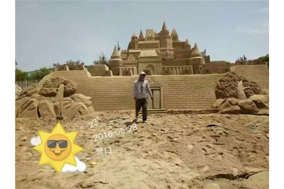 沙雕制作运用的常规方法，水破沙法 湿沙造型法 滴沙塑形法